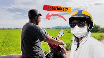 How to Ride a Motorbike - Vietnamese Ninja Teaches Foreigner