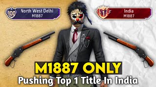 Pushing for Top 100 Title In M1887 | Solo Br Rank Push Tips and Tricks | Pushing Weopon Glory Ep-1