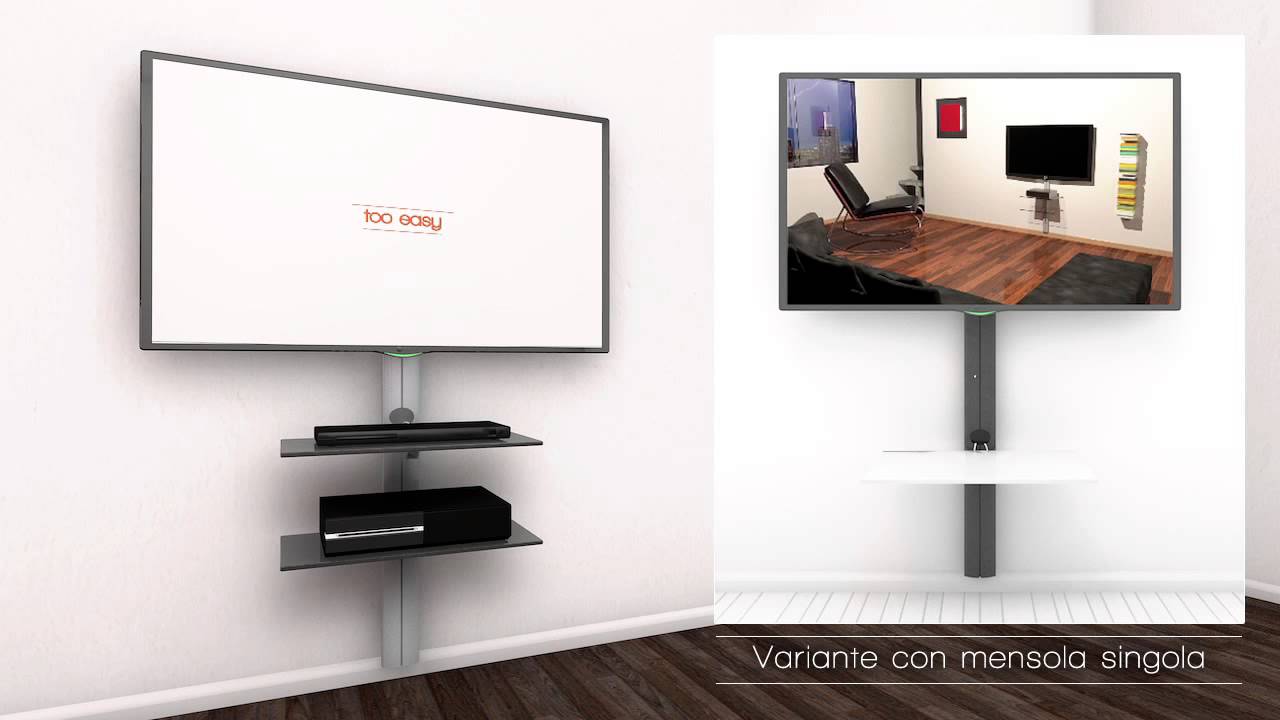 Sustenia supporto tv con mensole youtube