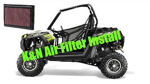 How to Install K&N Air Filter Rzr 900