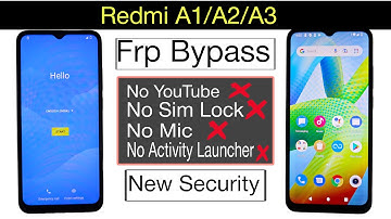 How To Bypass Frp Lock on Redmi A1 Plus/A2 Plus/A3/Redmi Settings not open|No Screen Lock