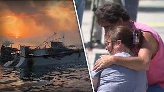 Loved ones are coming to grips with the worst news as officials call
off search for victims of deadly california boat fire. at least 34
people fe...