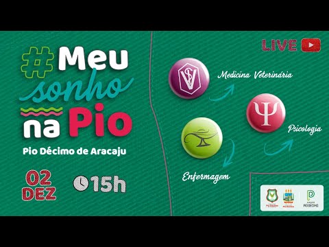 #MeuSonhoNaPio: Faculdade Pio Décimo Aracaju| Enfermagem, Psicologia e Medicina Veterinária