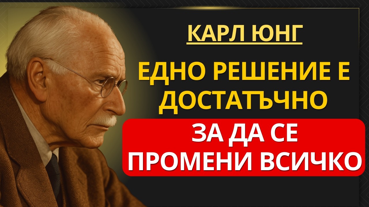 Направи този вътрешен избор и реалността започва да се подрежда по-бързо, отколкото очакваш Карл Юнг