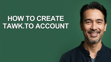 How To Create Tawk.To Account - KevinHowTo
