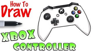 xbox controller draw cartoon aesthetic