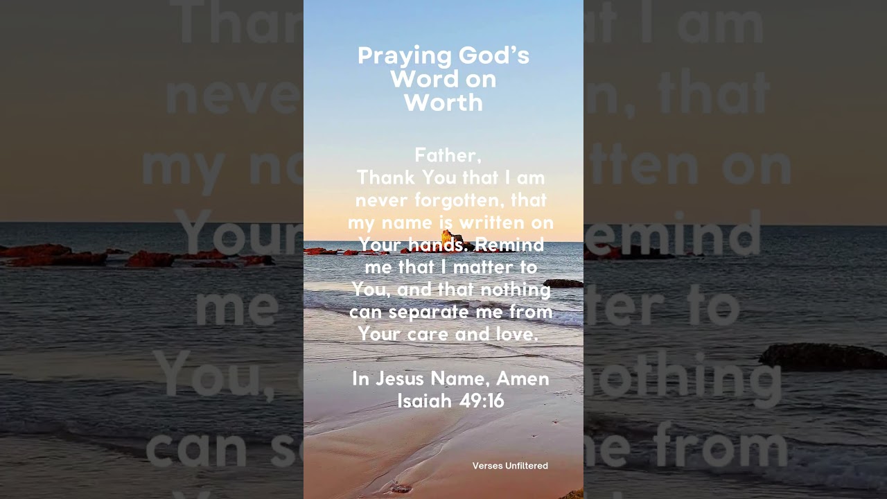 Daily Prayer | God Knows My Name-Isaiah 