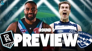 PORT ADELAIDE VS GEELONG | AFL PREVIEW: ROUND 9, 2O24