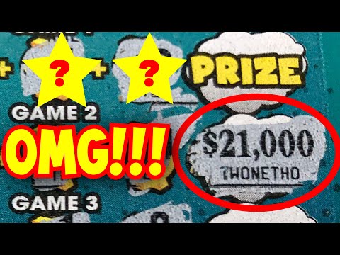 DUMB PERSON THINKS SHE WON THE $21,000 JACKPOT PRIZE SCRATCH OFF LOTTERY TICKET🎰It’s a slot machine