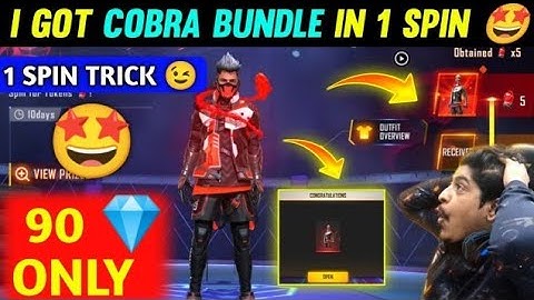 I Got Cobra Bundle In Free Fire❤️ Cobra Bundle Return 🥀 Free Fire🔥Cobra Bundle Clime in 2000 Dimond