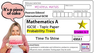 Probability Trees - GCSE Mathematics Exam Questions