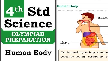 4th Std Science Olympiad || Human Body || Practice,Test || Olympiad Exam Preparation