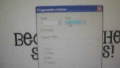 how to make a glowing text on photofiltre