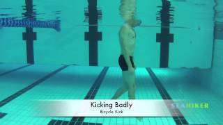 Sea Hiker Swimming - Vertical Kicking - How to Kick Like A Swimmer