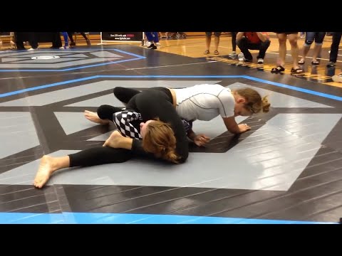 Intimate moments of female wrestling and grappling