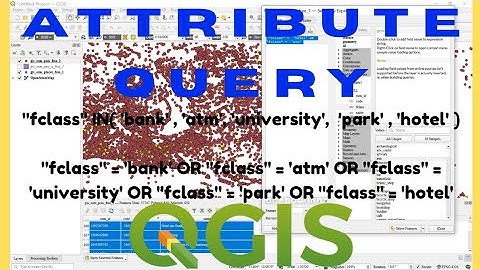 Attributes Query in QGIS | Attribute-Based Selection in QGIS