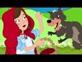Caperucita Roja Cuento y Canciones | Cuentos infantiles en Español | Dibujos Animados