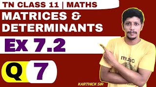11th Maths Ex 7.2 7th sum | Class 11 Maths Chapter 7 Exercise 7.2 Sum 7 |Karthick sir