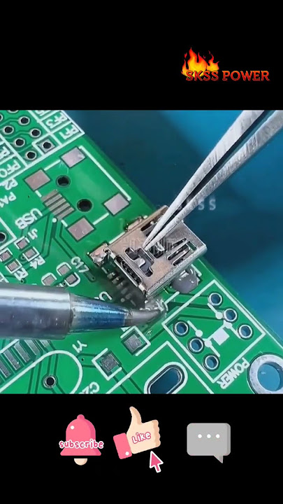 USB PORT Soldering  ! USB PORT REPLACEMENT