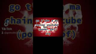 go vous abo a ma chaine youtube