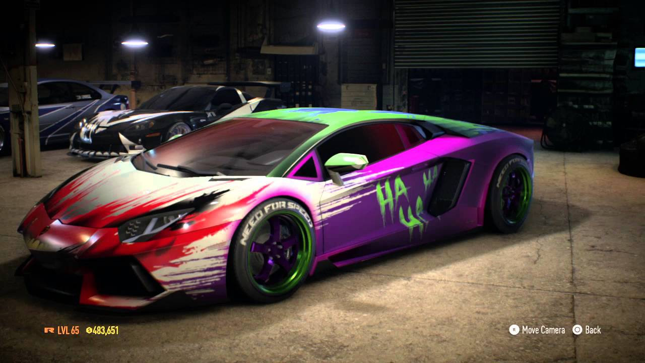 Need for Speed 2015 PS4 Lamborghini Aventador Joker - YouTube