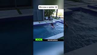 Clavicular was shocked after Jay pushed Woah Vicky's friend in the pool 😭