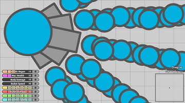 WALL OF BULLETS PENTASHOT!! NO BULLET SPEED PENTA SHOT CHALLENGE! (Diep.io FFA 400K+)