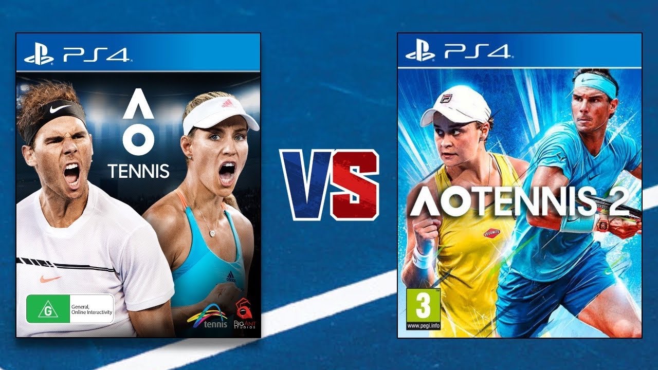 AO International Tennis vs AO Tennis 2 - Full Comparison - YouTube