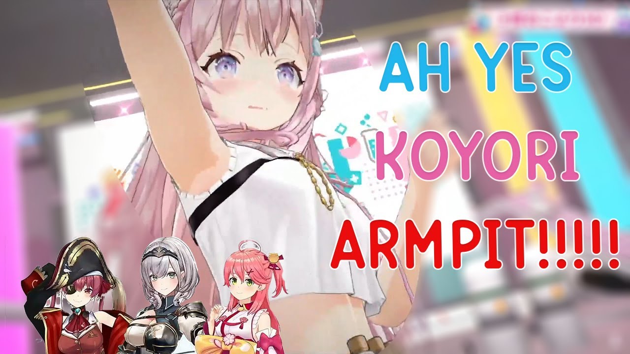 KOYORI ARMPIT!!!!!!!! WANGY WANGY!!!!!