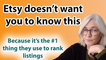 Hetgeen dat Etsy het meest waardeert bij het rangschikken van aanbiedingen, ook al willen ze je l...