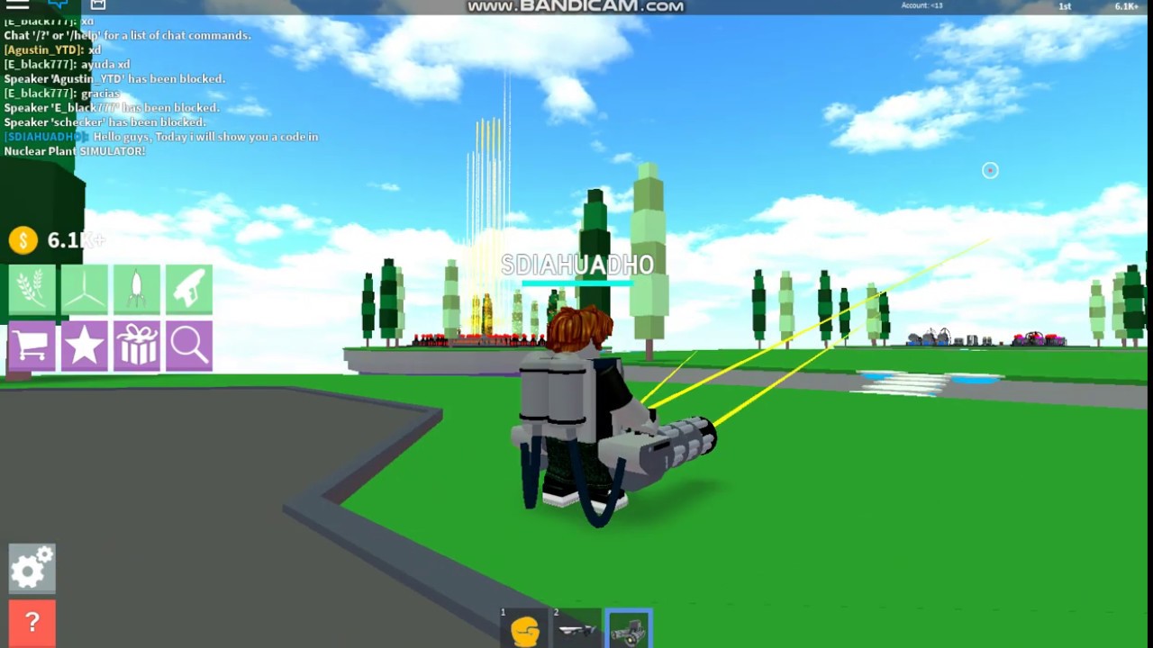  CODE How To Get The Minigun In Nuclear Plant SIMULATOR YouTube