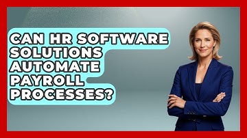 Can HR Software Solutions Automate Payroll Processes? | Legal And HR SaaS Stack News