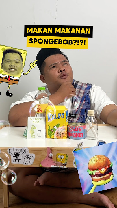 NYOBAIN MAKANAN SPONGEBOB DI BIKINI BOTTOM🔥