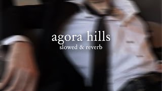 Video thumbnail of "doja cat - agora hills (slowed & reverb) // lyrics"