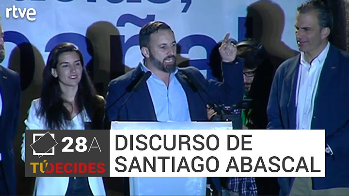 Discurso de Santiago Abascal | Elecciones #28A