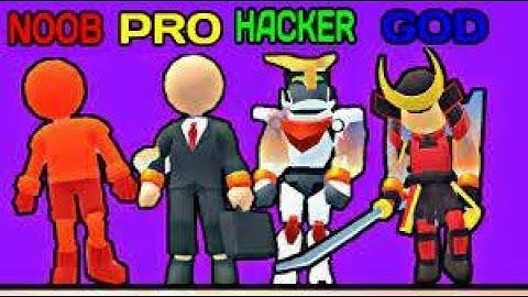 NOOB vs PRO vs HACKER vs GOD - Parkour Race