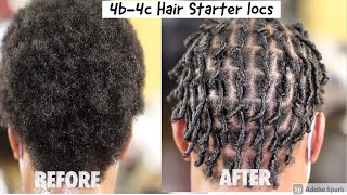 💋Learn how to | Starter Locs on 4b-4c Hair