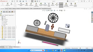 Working of Scotch Yoke or Slotted Mechanism with 3D Animation on SolidWorks