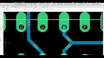 6 Eagle PCB design without schematic, new component -  after modification