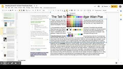 Highlight Tool in Google Slides