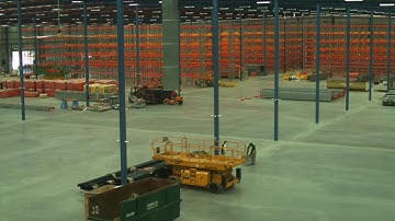 Sydney Warehouse Pallet Racking Installation Timelapse