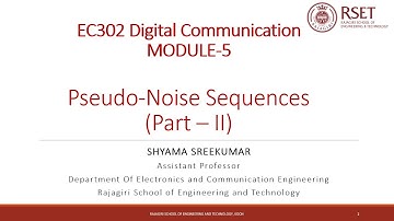 S6 EC302 Digital Communication Module 5 Part 2