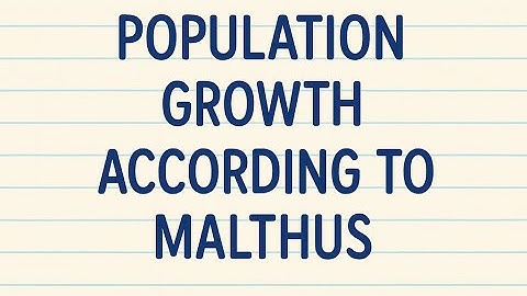 🌿EMFSS Macroeconomics(UOL/LSE) | Section 1.3 Population Growth According to Malthus (Part 1)🌿