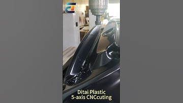 Five-axis CNC machine cutting product live video