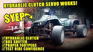 HAND CLUTCH WORKS - VW Motorcycle - ATVW Junkyard Build - Part 13