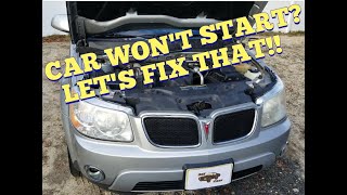 Pontiac Torrent, Chevy Equinox, Saturn Vue Starter Replacement on a GM 3400. Very easy!