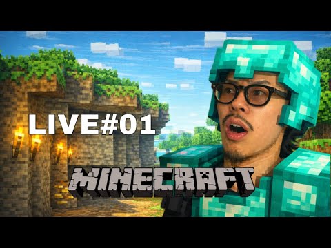 【Minecraft LIVE#01】【Japanese】 My first time playing Minecraft on PC ...