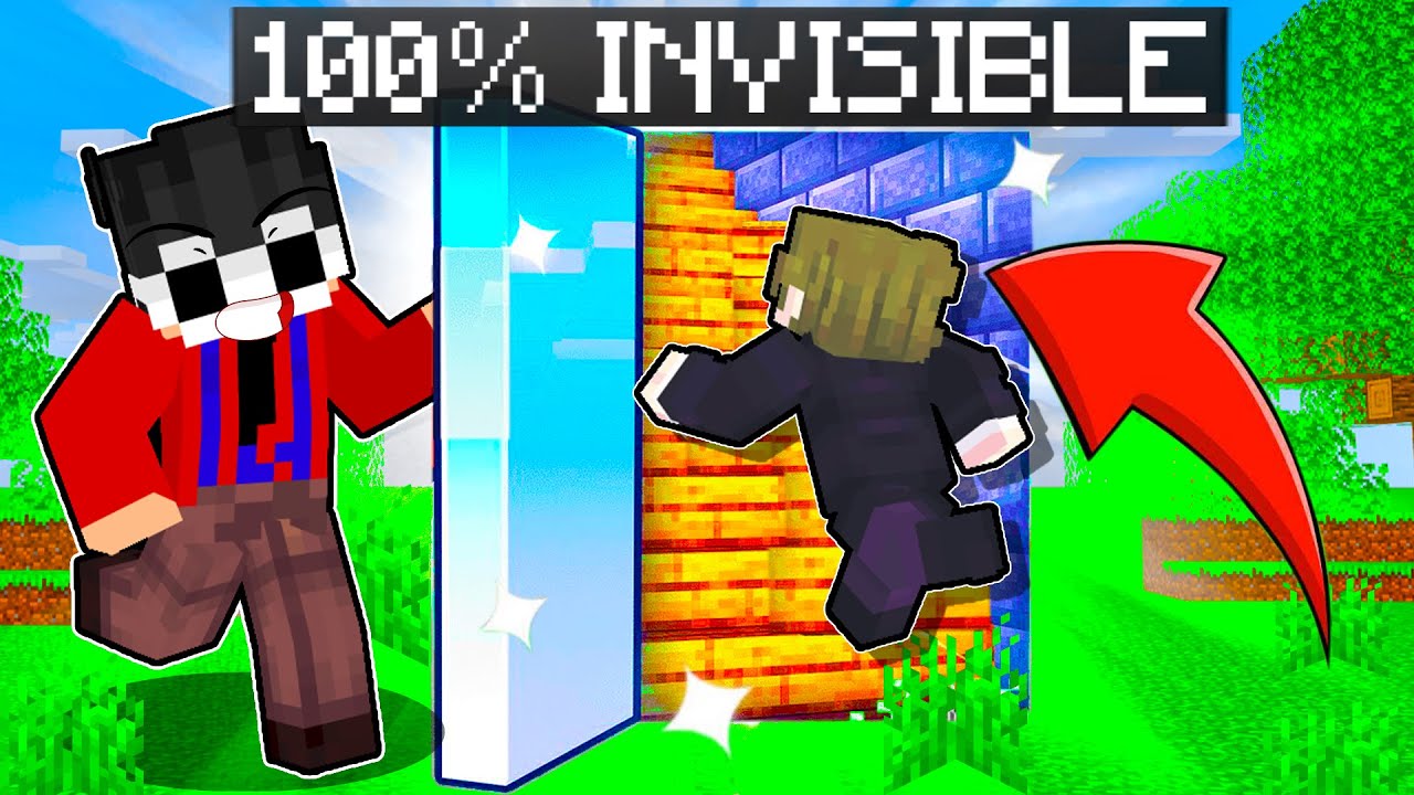 I Cheated with 100% INVISIBLE BASE in Minecraft!