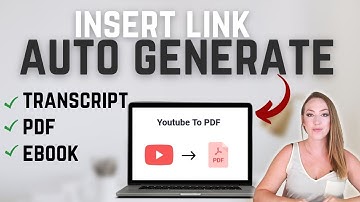 How to Convert a YOUTUBE video to a PDF AUTOMATICALLY for Your Business