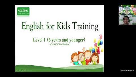 (ACADSOC) Sample EFK1 Training